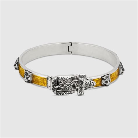 gucci garden bracelet in silver|gucci silver bracelets for women.